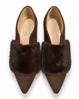 Brown Furry Boots