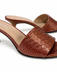 Snake Pattern Heels