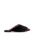 Bittersweet Mink-Suede Slippers