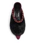 Bittersweet Mink-Suede Slippers