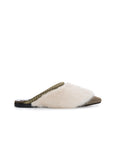 OatMilk Mink-Suede Slippers