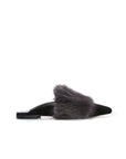 Smoky Mink-Suede Slippers