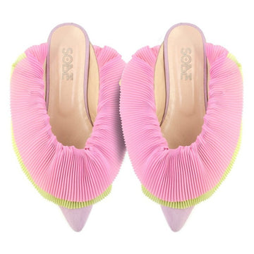 "Pretty in Pink" Suede Slippers