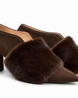 Brown Furry Boots