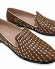 Gold Embroidered Moccasin
