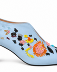 Beaded Baby Blue Heels
