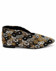 Floral Beaded Bootie