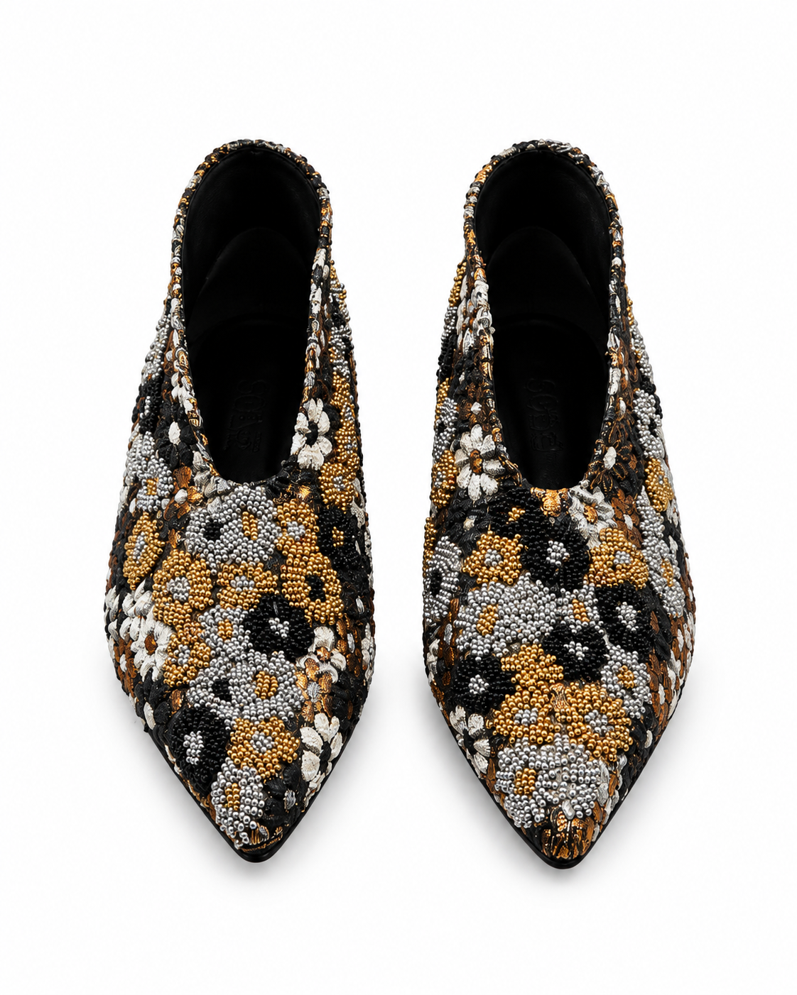 Floral Beaded Bootie