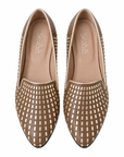 Gold Embroidered Moccasin
