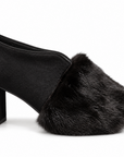Black Furry Boots