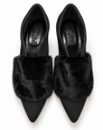 Black Furry Boots