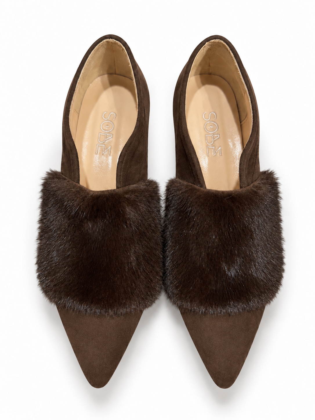 Brown Furry Boots