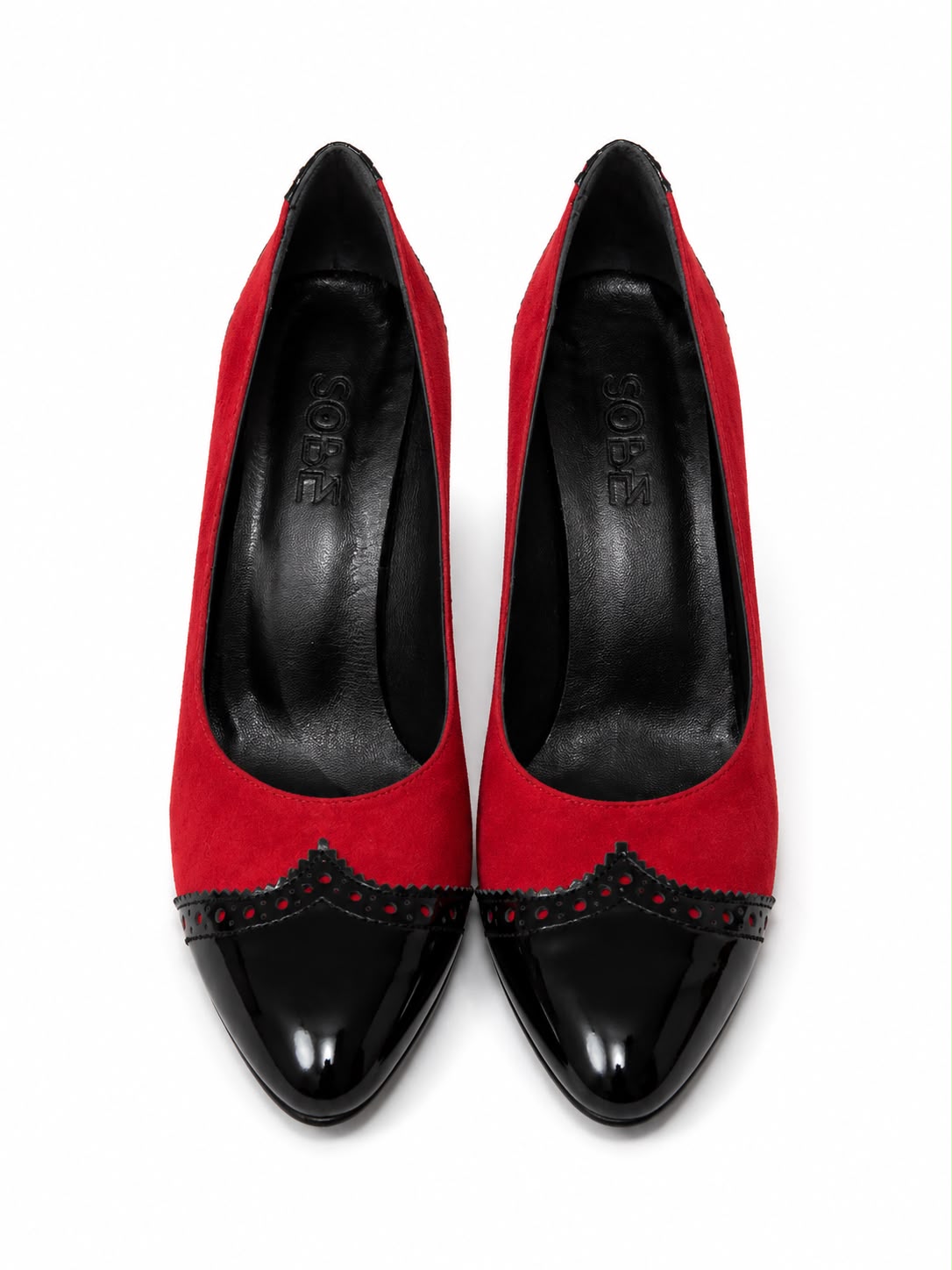 Red Suede Heels