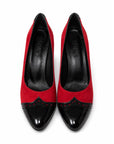 Red Suede Heels