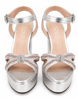 Platform Silver Heels