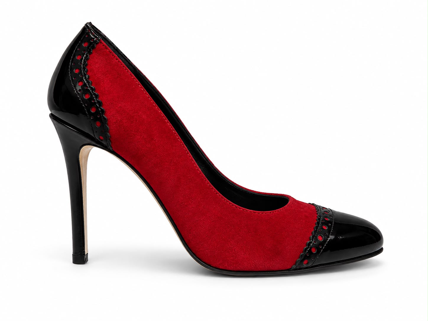 Red Suede Heels