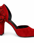 La Rosa Suede Heels