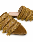 Beaded Velvet Slippers