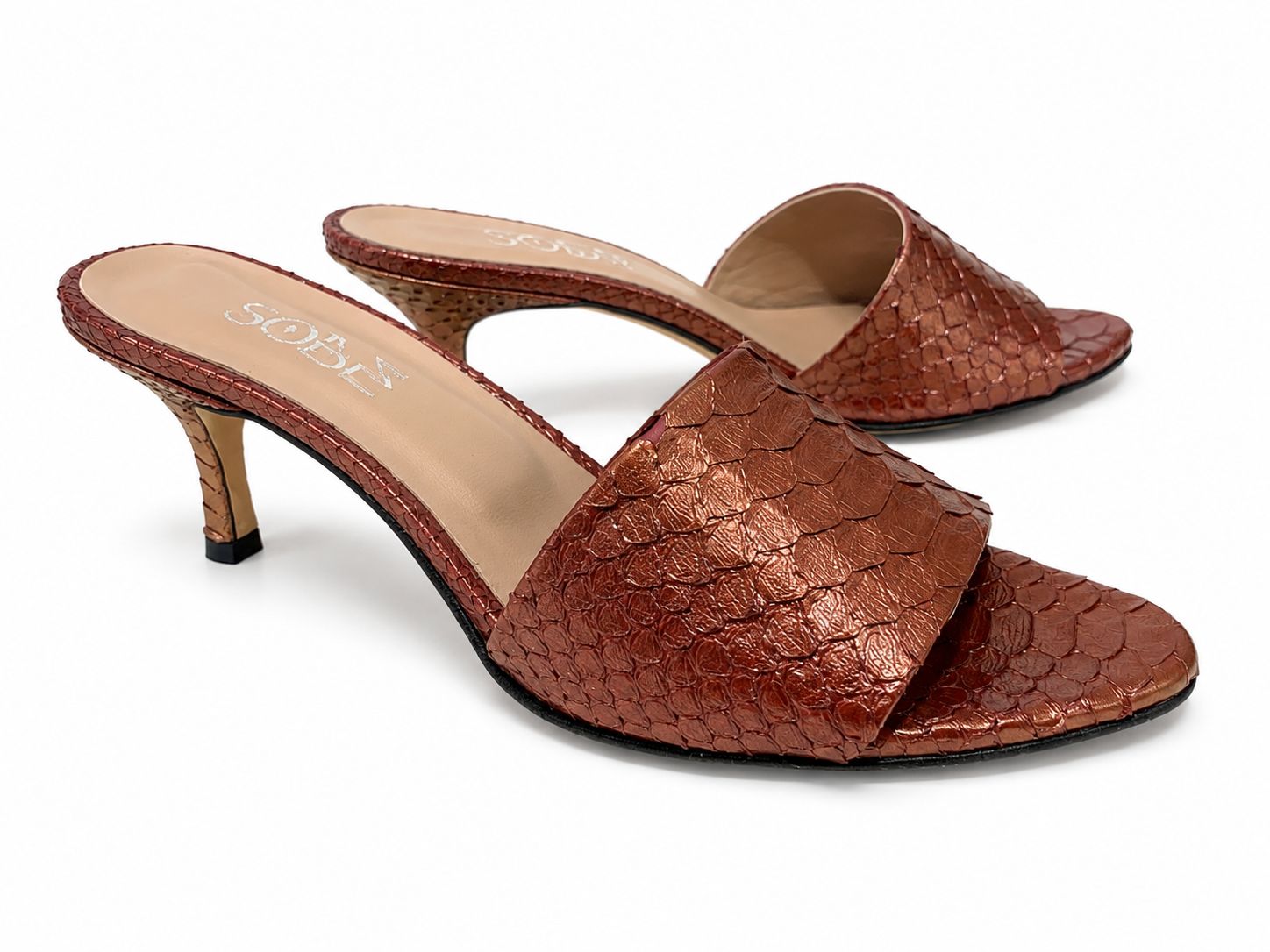 Snake Pattern Heels