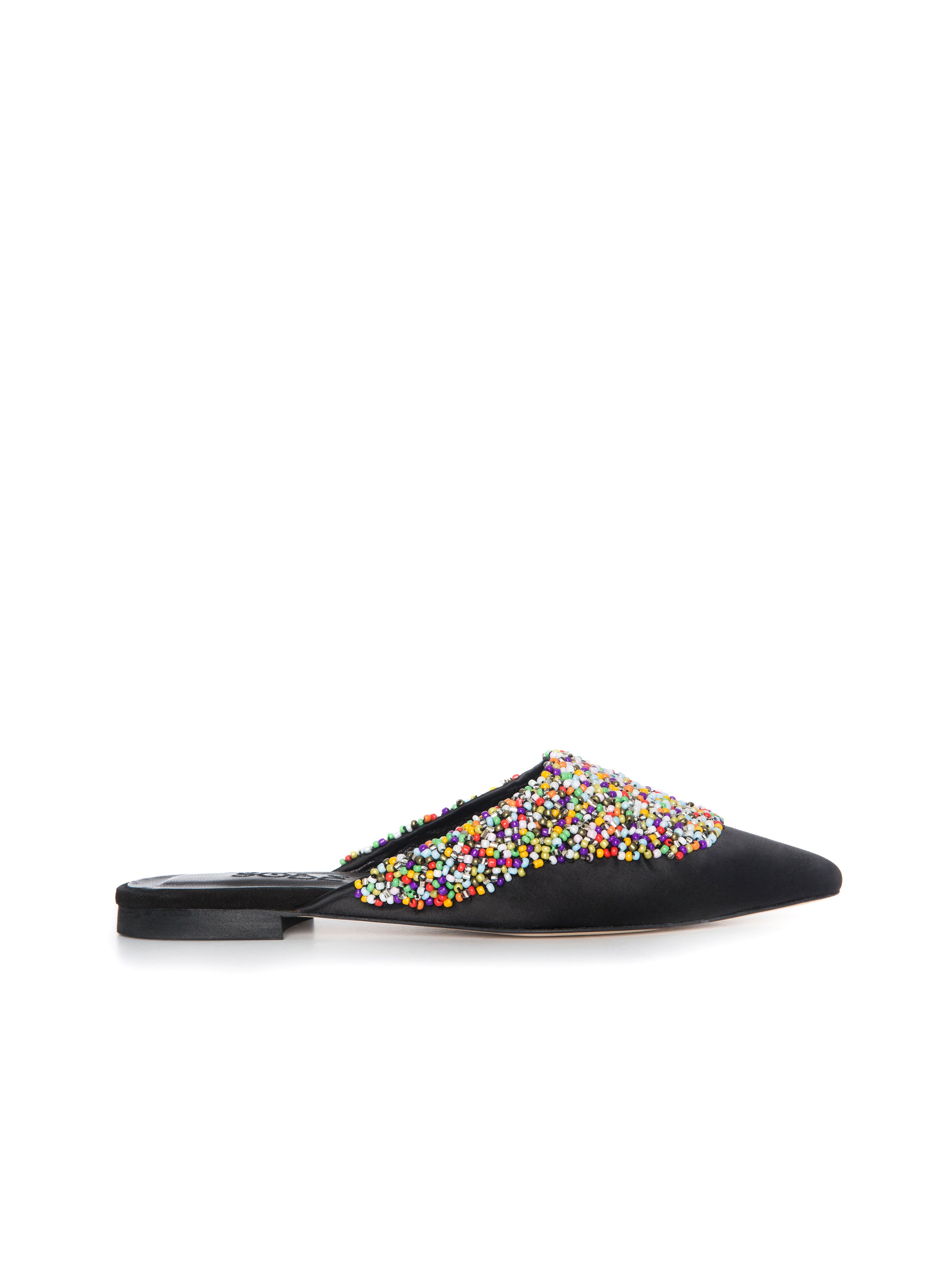 Confetti Satin Slippers