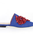 Il Pellicano Coral-Denim Slippers