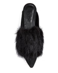 Femme Fatale Mink-Suede Slippers