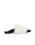 Snow Vixen Mink-Suede Slippers