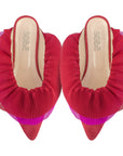 Marie Antoinette Suede Slippers