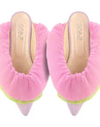 "Pretty in Pink" Suede Slippers