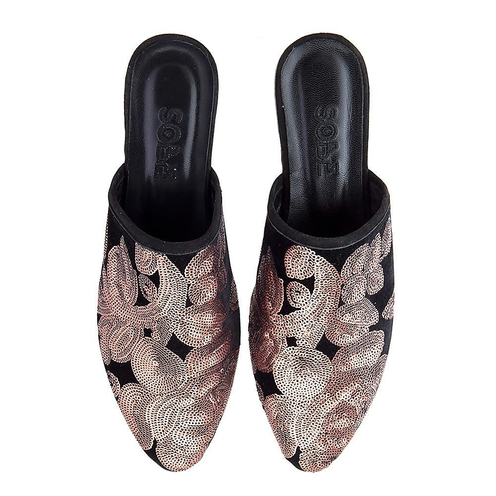 Rococo Velvet Slippers