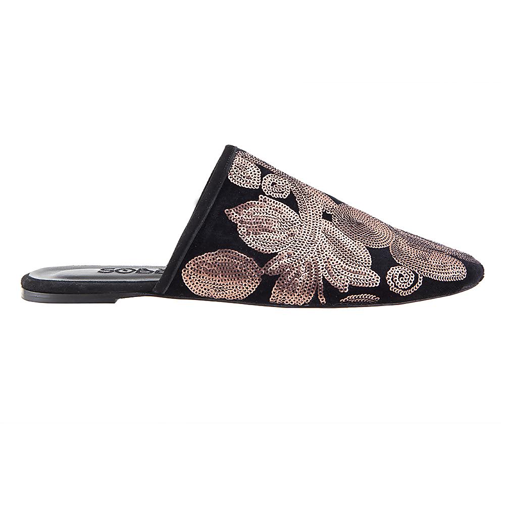 Rococo Velvet Slippers