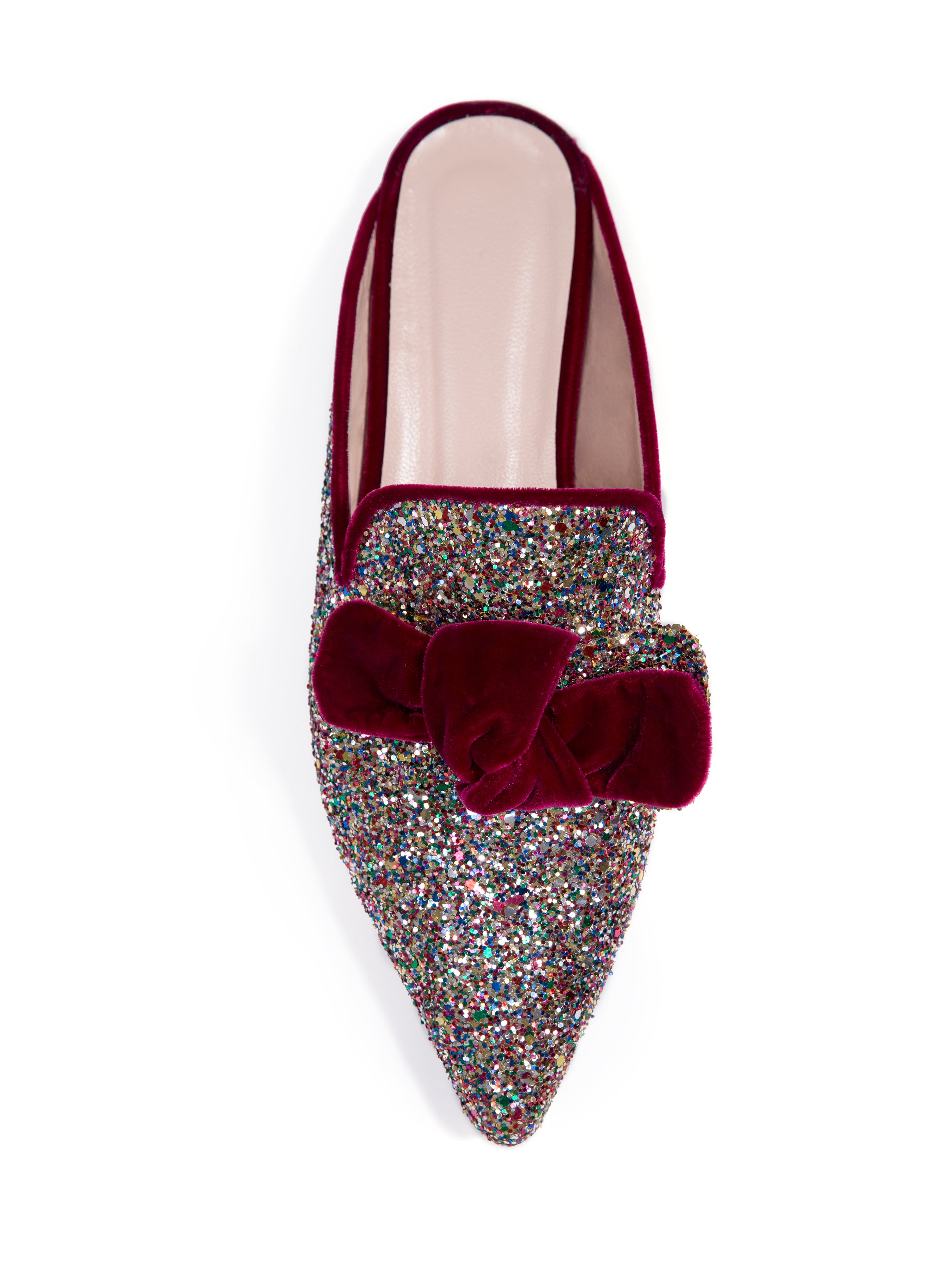 "Catch the Light" Velvet Slippers